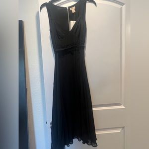 Anthropologie elevenses, black flowing dress